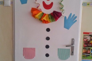 Клоун поделка из бумаги