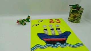 Военные поделки из пластилина