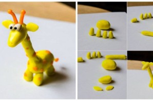 Простые поделки из пластилина для малышей