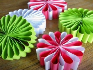 Из бумаги поделки для детей новогодние