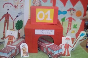 Поделка пожарная машина