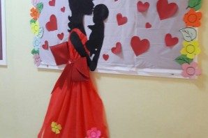 Ко дню матери поделка в сад