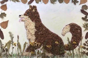 Зубр поделка из природных материалов