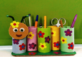 Поделка из туалетной втулки для детей