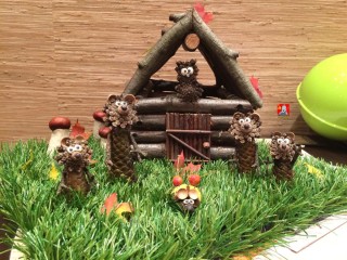 Поделка домик своими руками из природного материала