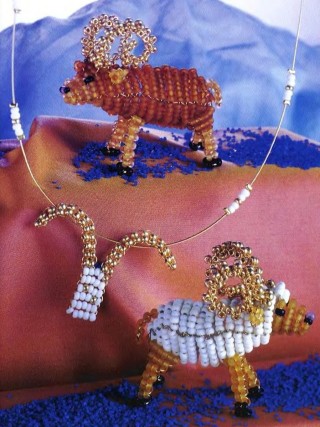 Поделки из бисера фигурки