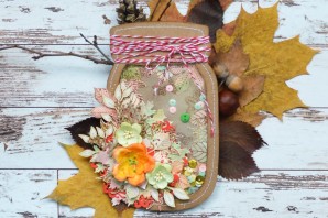 Осень в банке поделка