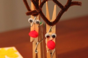 Олень своими руками поделка на новый год