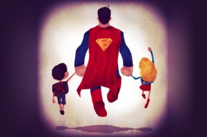 Папа супергерой поделка