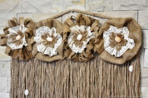 Поделки из мешковины своими руками для начинающих