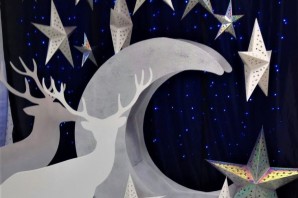 Месяц новогодний своими руками поделка