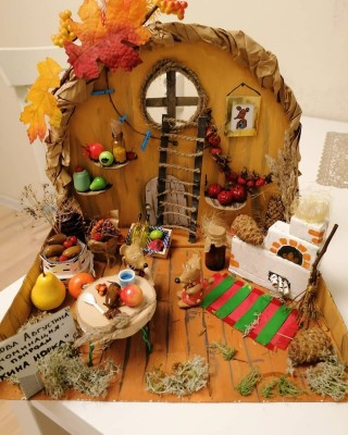 Домик своими руками поделка в школу