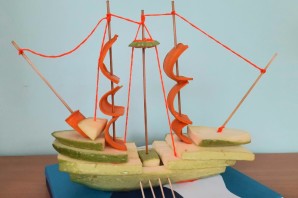 Корабль поделка в детский сад