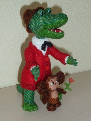 Крокодил гена поделка