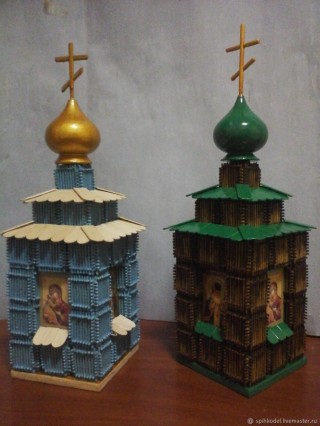 Поделка церковь