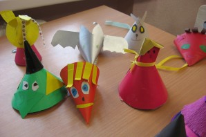 Поделки из конуса для детей