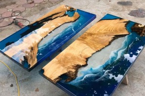 Поделки из эпоксидной смолы и дерева
