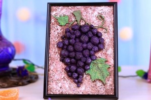 Поделка виноград из бумаги цветной