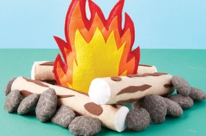 Костер поделка