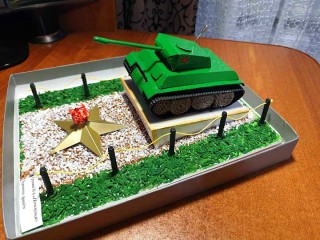 Поделка танк в садик своими руками