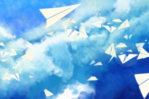 Летающие поделки из бумаги