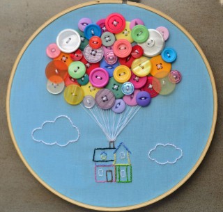 Поделки из пуговиц для детей