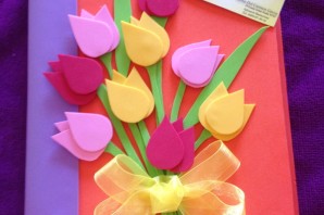 Ко дню матери поделка в школу