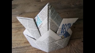 Поделки из газеты своими руками