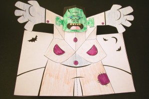 Подвижные поделки из бумаги