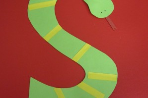 Поделка змея из бумаги