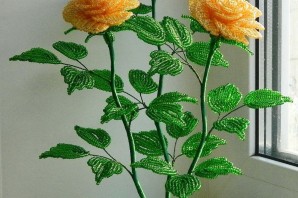 Поделки из бисера цветы