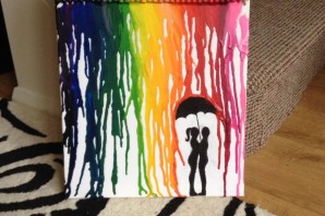 Поделки из восковых мелков