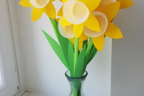 Букет цветов поделка в детский сад