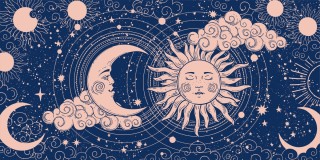 Поделка солнце и луна