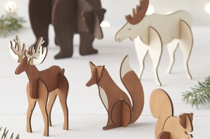 Поделки звери лесные