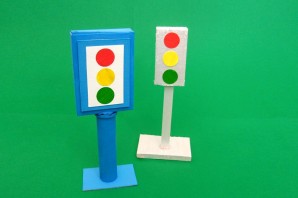 Поделка светофор из бумаги