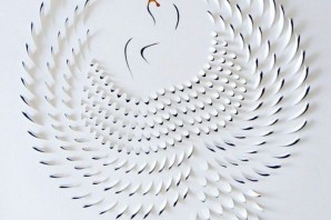 Поделка белый журавлик
