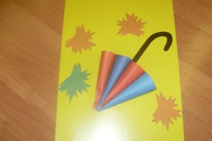Зонтик поделка из бумаги для детей