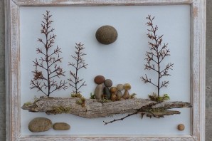 Рамка для поделки из природного материала