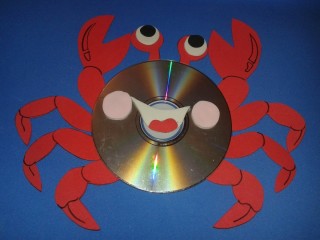 Поделки из дисков компьютерных для детского сада