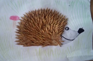 Поделка ежик из бумаги для детей