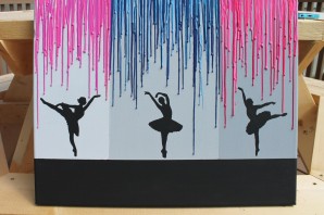 Черная балерина поделка