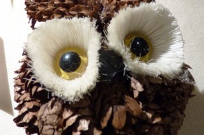 Поделка сова из пакета