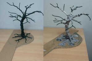 Поделка объемное дерево