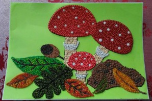 Поделка грибы из пластилина