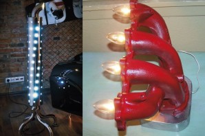 Поделки из запчастей автомобиля