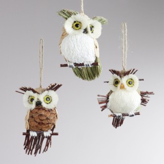 Сова на ветке поделка