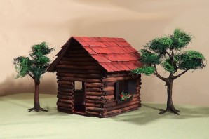 Лесной домик поделка