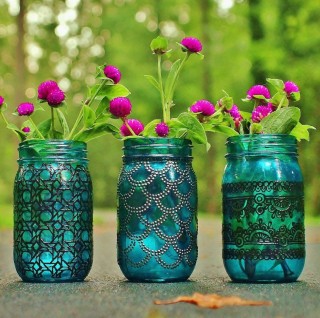 Поделки из стеклянных банок