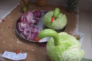 Слон из свеклы поделка